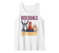 Bisessuali Divertenti mangiano Gli Animali Gay Pride LGBTQ Canotta