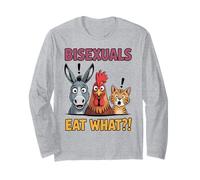 Bisessuali Divertenti mangiano Gli Animali Gay Pride LGBTQ Maglia a Manica