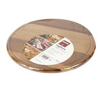 Bisetti 64002 Tagliere, Tondo, Legno, Acacia, 30 cm