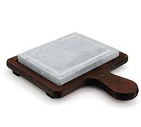 Bisetti Pietra Ollare Rettangolare 16 X 20 Cm Base Legno