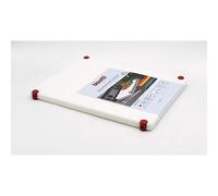 Bisetti Tagliere PE con Piedini Antiscivolo CM.40X30X2 Bianco TGP4030-