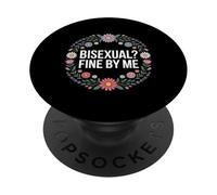 Bisexual Fine By Me Orgoglio del messaggio LGBTQ - PopSockets PopGrip Adesivo
