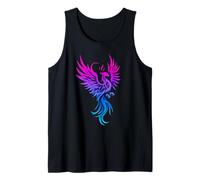 Bisexual Phoenix Bird Bi Pride Flag Rising from Ashes Canotta