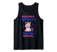 Bisexuals Like Unicorns Only More Magical Funny Bi Meme Canotta