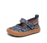 Bisgaard Barefoot Ballet, Mocassino Unisex-Bambini e Ragazzi, Blu Fiori Selvat, 26 EU
