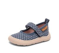 Bisgaard Barefoot Ballet, Mocassino Unisex-Bambini e Ragazzi, Navy Dots, 8.5 UK Child