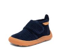 Bisgaard Barefoot Basic, Scarpe da Ginnastica Unisex-Bambini, Navy Corduroy, 19 EU Larga