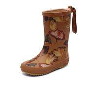 Bisgaard Moda, Rain Boot Unisex-Bimbi 0-24, Camel Flowers, 24 EU