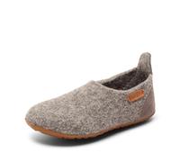Bisgaard Pantofole Unisex per Bambini Wool Basic, Grau, 28 EU