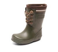 Bisgaard Rubber Boot - Lace Thermo, Stivali in Gomma, Verde, 28 EU