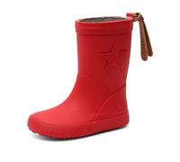 Bisgaard Star Stivali in Gomma Unisex - Bambini, Rosso (10 Red), 33 EU