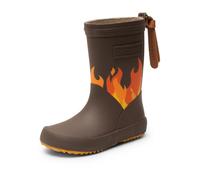 Bisgaard Unisex Bambini Fashion Ii Rain Boot, Brown Flames, 24 EU
