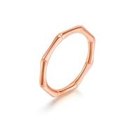 Bishilin Anelli dell'amicizia, da donna, in acciaio inox, con nodo in bambù, per feste di famiglia e matrimoni, L 1/2, acciaio inox, Nessuna pietra preziosa