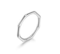 Bishilin Anelli dell'amicizia, da donna, in acciaio inox, con nodo in bambù, per feste di famiglia e matrimoni, L 1/2, acciaio inox, Non pietra preziosa