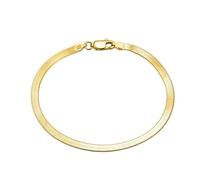 Bishilin Braccialetto vintage, grazioso braccialetto a serpente in argento Sterling, adatto per anniversario di matrimonio e vacanze, 18 cm, Argento Sterling 925, Non pietra preziosa