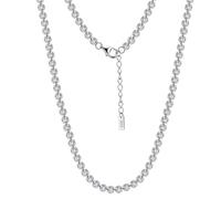 Bishilin Collane lunghe da donna, in argento 925, catena da tennis da 2,5 mm/3 mm, per feste in famiglia, matrimoni, 3.0MM-55+5CM, Argento sterling, Zirconie sintetico