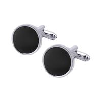 Bishilin Gemelli da uomo semplici, gemelli da uomo, stile vintage, geometrici, in ottone, accessori per sposo d'affari e matrimoni