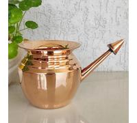 BishtHub Brocca in rame puro per conservare e servire l'acqua, articolo da cucina, utensili in rame, 250 ml