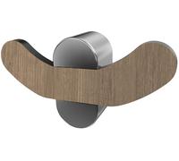 BISK Bergen portasciugamani cromo-legno 07063