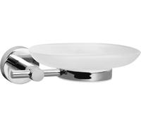 BISK For You portasapone da appoggio cromo-bianco 01176