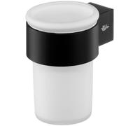 BISK Futura black bicchiere per lavarsi i denti bianco-nero 02959