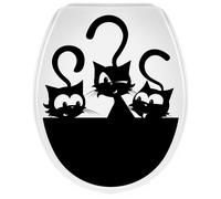 BISK Iris copriwater bianco-nero 07992