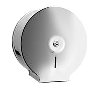 Bisk Jumbo Toilet Roll Dispenser, Silver, 19/23 cm
