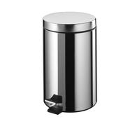 BISK Masterline secchio della spazzatura 5 l cromo-nero 00283