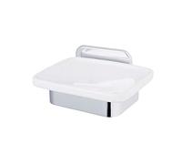 Bisk Tore Soap Dish Portasapone, Zinco, Chrome