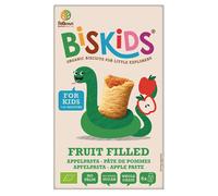 BISkids - Biscotti morbidi per bambini BIO con purea di mela senza zuccheri aggiunti, 33% frutta 36M+, 120g *Certificato CZ-BIO-001