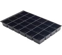 BISLEY MultiDrawer-Inserto, 24 Scomparti, per cassetti A4, Altezza 102, 87, 51 mm, Metallo, 800 plastica, 36.5 x 23.7 x 5 cm