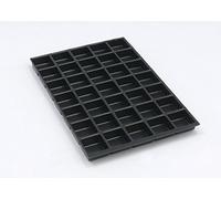 BISLEY MultiDrawer-Inserto, 35 Scomparti, per Tutti i cassetti DIN A4, Metallo, 800 plastica, 36.5 x 23.7 x 5 cm