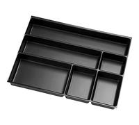BISLEY MultiDrawer - Inserto per cancelleria, Formato A3, per cassetti A3, Altezza 87, 51 mm, Metallo, 800 plastica, 42,5 x 31 x 8,3 cm