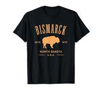 Bismarck, Souvenir a Forma di Bisonte, nel Dakota del Nord Maglietta