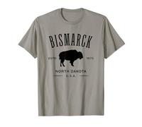 Bismarck, Souvenir a Forma di Bisonte, nel Dakota del Nord Maglietta