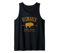 Bismarck - Souvenir del Nord Dakota Bison Design Canotta