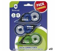 Bismark Nastro correttore Blu Verde 5 mm 12 m (12 Pezzi)