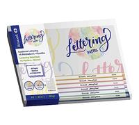 Bismark Quaderno per lettering pastello A5+ 6 pennarelli+ stencil