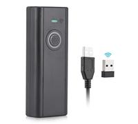Bisofice Lettore di Codici a Barre 1D/2D 2.4G Connessione Wireless/BT/USB Cablata Mini Lettore di Codici a Barre Supporto per Schermi e Codici Cartacei Plug&Play Compatibile con Sistema