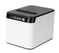 Bisofice Stampante termica da 80 mm, supporta ESC/POS, stampante per ricevute, stampante POS per il taglio automatico, nero (200 mm/s, USB + porta Ethernet)