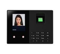 Bisofice T200 Rilevatore Presenze Dipendenti, con Scansione Facciale e impronte digitali e RFID Password, Timbratrice Presenze per Piccole Imprese, Prompt Vocale, Display da 2,8", Italiano