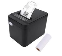 Bisofice ZY-Q822, stampante termica da 80 mm, supporta la stampa a due colori, ESC/POS, la stampante POS supporta il taglio automatico, nero (120 mm/s, porta USB + Ethernet)