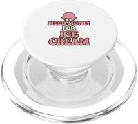 Bisogno di soldi per gli amanti del gelato divertente estate divertente trattamento alla moda PopSockets PopGrip per MagSafe