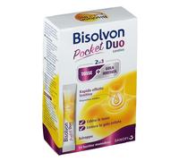 Bisolvon BISOLVON DUO POCKET LENITIVO TOSSE + GOLA IRRITATA A BASE DI MIELE E ALTEA 14 BUSTINE MONODOSE 10 ML
