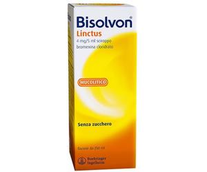 Bisolvon Linctus Sciroppo Mucolitico Tosse Grassa 250 ml 4 mg/5 ml