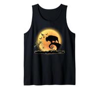 Bison Animal And Moon Funny Scary Halloween Costume Canotta