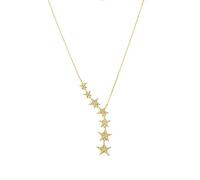 BISONBLUE Collana Donna Pendente Collane Regalo Ciondolo Necklace Collana Lunga Con Ciondolo A Forma Di Stella Con Nappa Per Donna, Con Pavé Lucido, Tendenza Cz, Accessori Fantasia Per Feste Di M