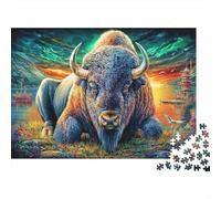 Bisonte europeo Puzzle 1000 Pezzi Per Adulti, Puzzle Impossibile 1000 Pezzi Gioco Di Sfida Intellettuale Puzzle 52x38cm/1000pcs