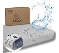 Bisoo Lenzuolo Magico 70x140 per Lettino Bambini. Lenzuola Culla in Jersey di Cotone Impermeabile e Traspirante. Risparmi Perché Non Serve Coprimaterasso. Cert. Oeko-Tex, Grigio 140x70