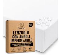Bisoo Lenzuolo Magico 80x180 Bianco Lenzuolo con Angoli per Montessori
